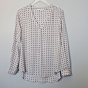 Lex & Madison Workplace Siren Pastel long sleeve blouse medium